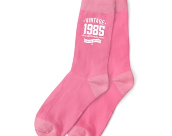 40th Birthday Gift Socks for Women Ladies Present Keepsake Party Prop Favor Wife Mum Friend 40 Years Old Forty Idea for Her