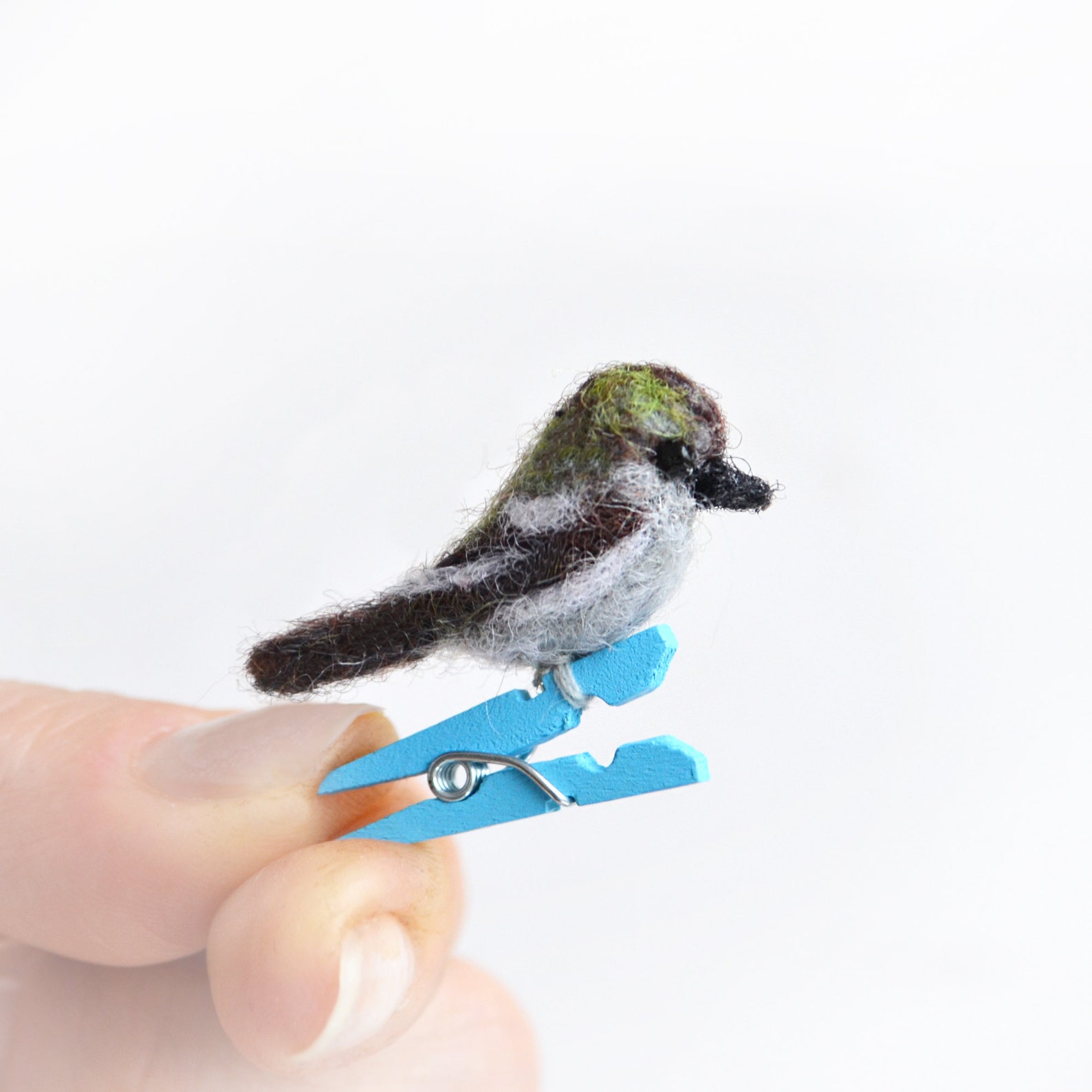 So Cuuuute Felt Bird Brooch Willow Flycatcher Toy for Etsy