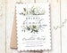 Elegant Bridal Shower Invitations, Greenery Bridal Shower Invitations, Modern Bridal Shower Invitations, Chic Bridal Shower Invitations 