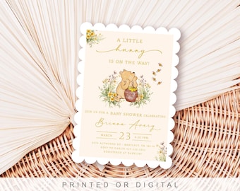 Winnie the Pooh Baby Shower Invitations • Little Hunny Theme • Honey • Brunch • Sprinkle PRINTED or DIGITAL