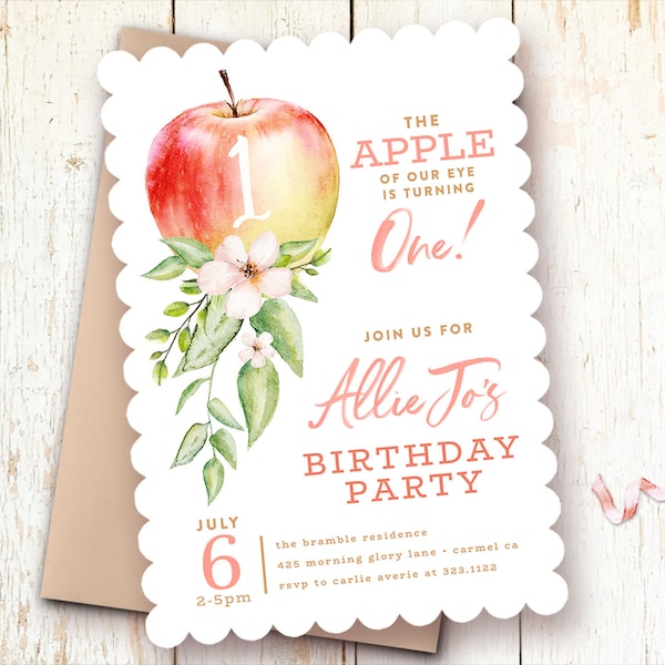 Apple Birthday - Etsy
