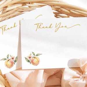 Peach Baby Shower Invitation • Watercolor • Vintage • Sweet as a Peach • Georgia Peach • PRINTED or DIGITAL image 6