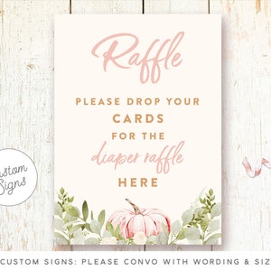 Pumpkin Birthday Invitations Girl, Pink Pumpkin Fall Birthday Invitations, 1st Birthday Invitations, Girl, Autumn Birthday, Blush, Printed image 9