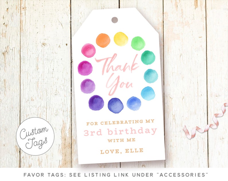 Paint Party Birthday Invitations, Girl, Pink, Printed, Printable image 4