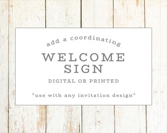 Welcome Sign, Any Design