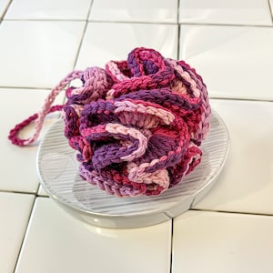 Eco-Friendly Cotton Shower/Spa Loofah/Pouf