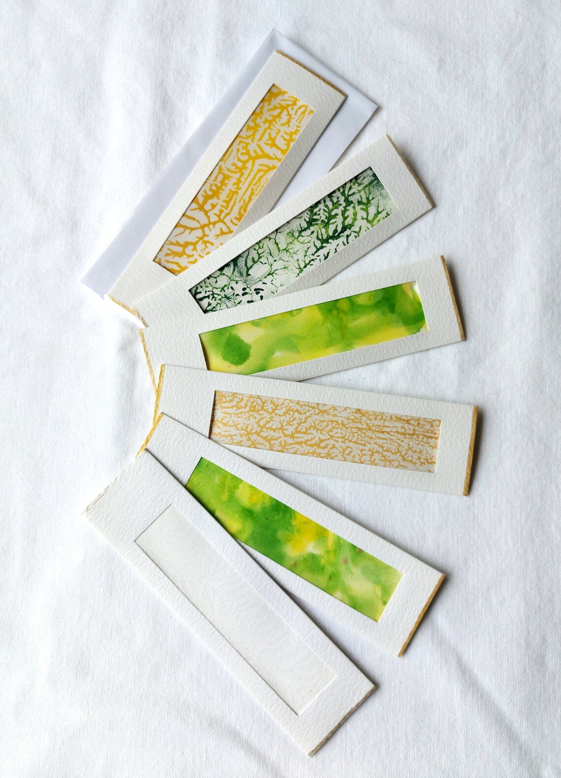 Silk Hand Painted Bookmarks Handmade Original Silk Bookmarks Etsy