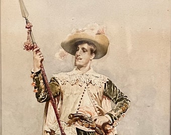 Guiseppi Signorini, Watercolor Painting on Paper, 'Royal Guard'