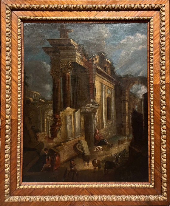 Manner of Giovani Paolo Panini (1691-1765) Large Capriccio Scene