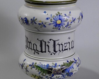 Large Italian Apothecary Style Jar, 20th Century