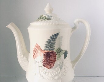 Teapot by Steubenville  Adam Antique  Autumn Leaves