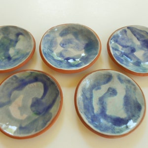 Spoon rest coffee bar organic pottery ring dish small ceramic bowls teacher or hostess gift tea light holder incense bowl image 2