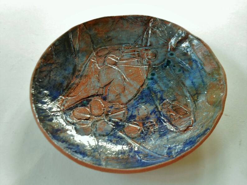 Handmade art pottery bowl unique decorative bowl sculptural Etsy