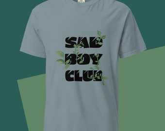 Sad boys club - Unisex garment-dyed heavyweight t-shirt