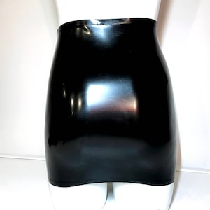 Latex Mini Skirt