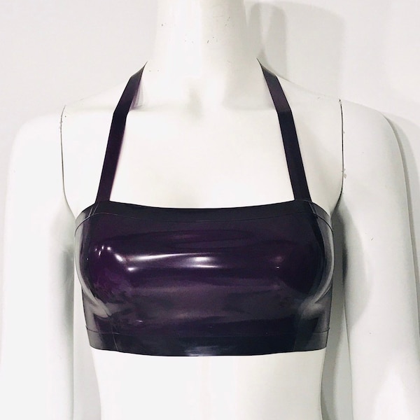 Latex Bandeau Croptop