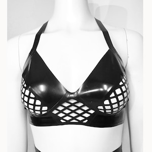 Latex Rhombilicious Bra Top