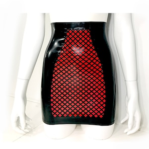 Latex Rhombi Skirt