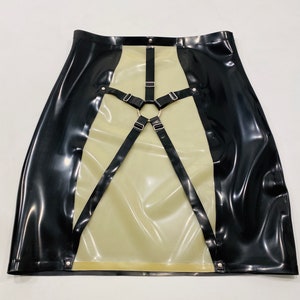 Latex Penta Mini Skirt