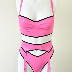 Ready to Ship - Latex Set in Bubblegum Pink