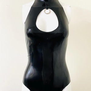 Latex Keyhole Bodysuit