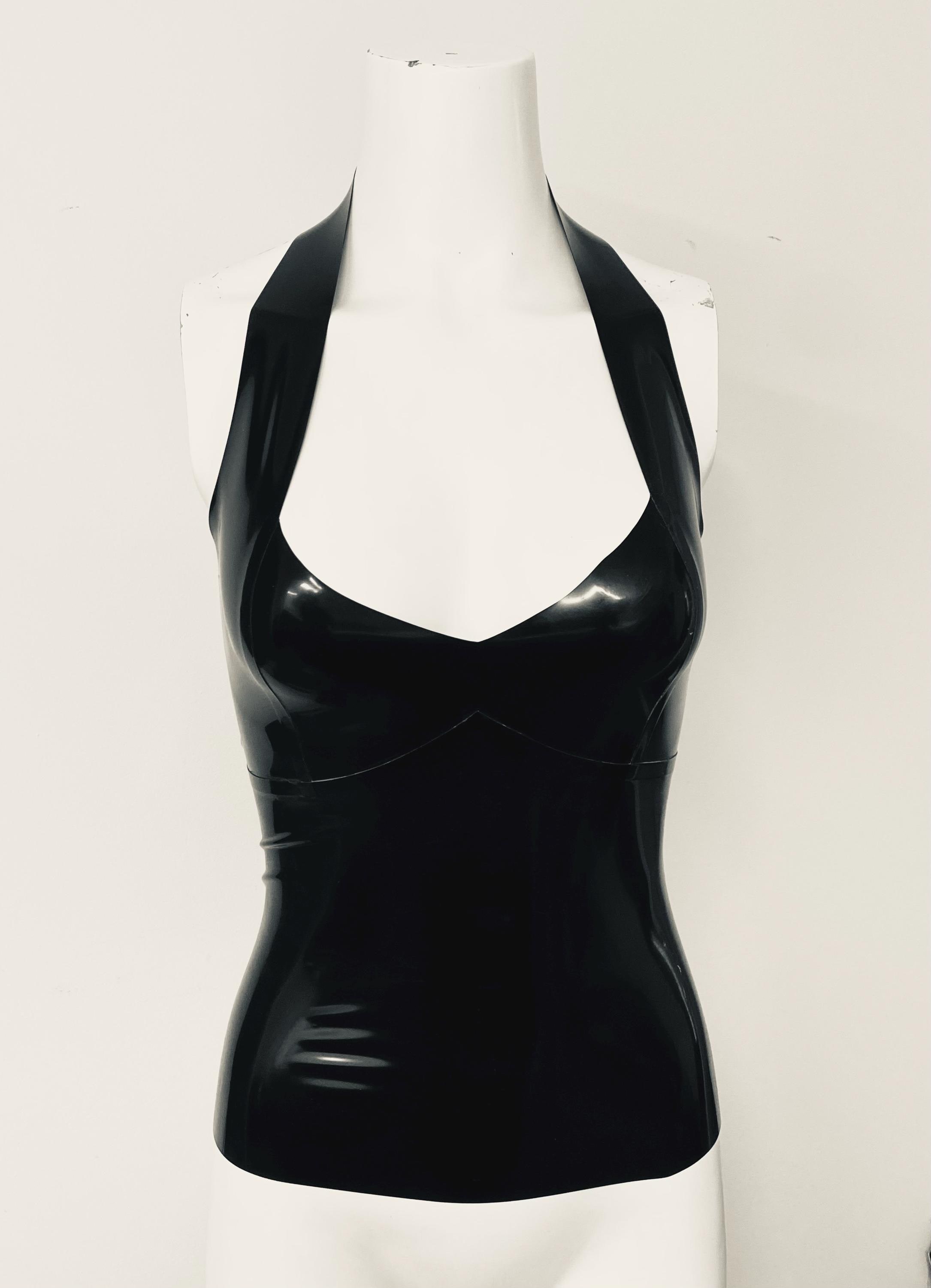Latex Halter Top