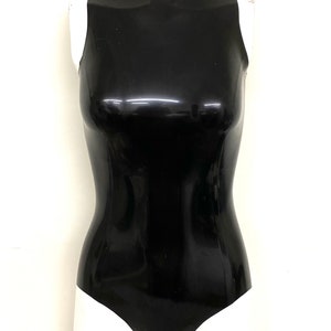 Latex Sleeveless Bodysuit