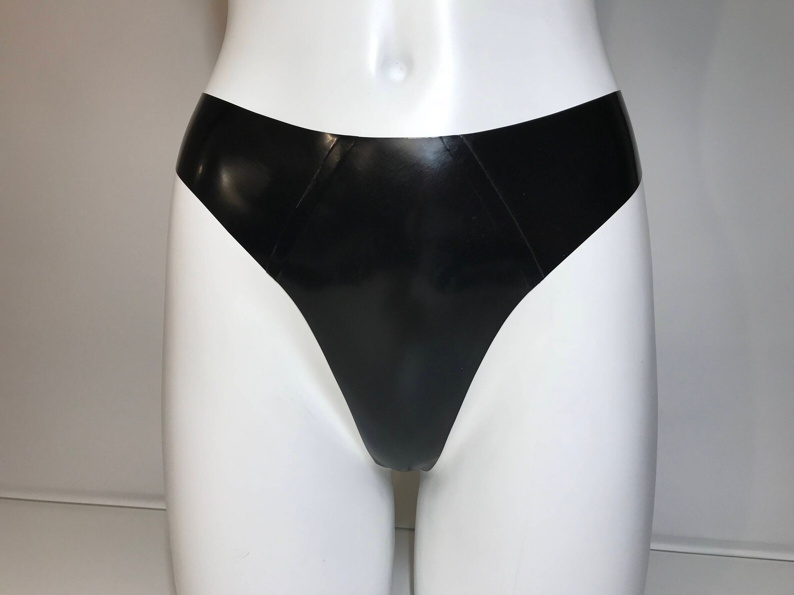 Latex Carpenter Thong Tangerine