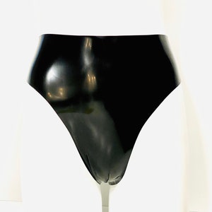 Latex High leg panties image 1