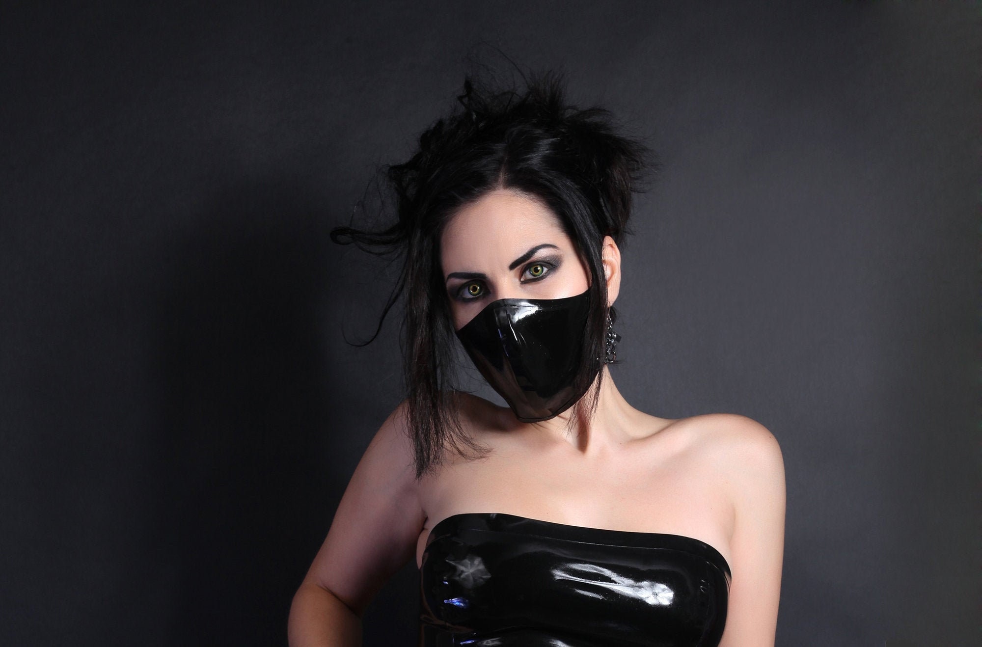 Latex Muzzle Face Mask Etsy