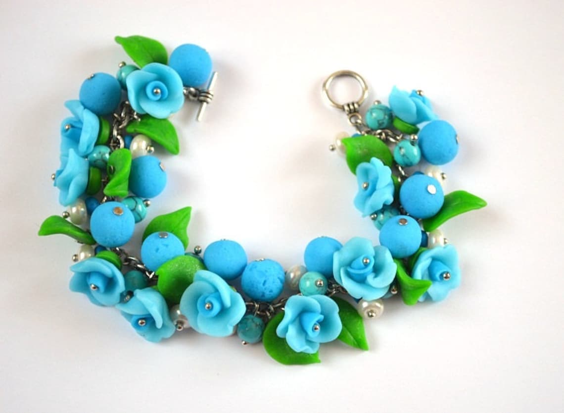 Flower Bracelet Gift Idea for Her Nature Jewelry Gift for Etsy
