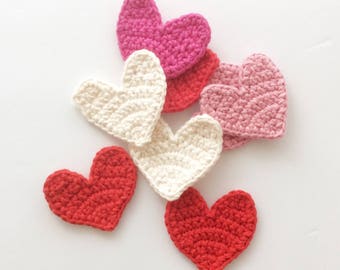 Crochet decoration Hearts