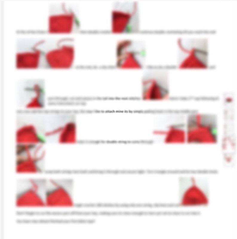 Peut inclure: Un guide &eacute;tape par &eacute;tape sur la fa&ccedil;on d'attacher un chapeau de P&egrave;re No&euml;l en feutre rouge &agrave; une ficelle. Les instructions sont pr&eacute;sent&eacute;es dans une s&eacute;rie d'images.