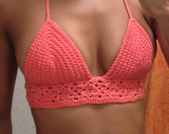 KAYA bohemian festival crochet bikini top