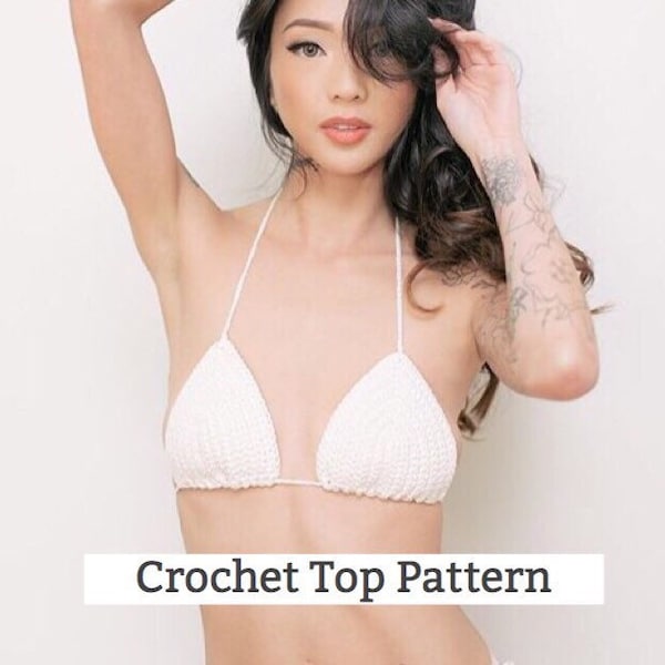 PATTERN  for Simple Basic Crochet Bikini top