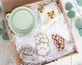 Shiba Inu Gift Basket Shiba Inu Owner Gift Akita Dog Mom Socks Shiba Inu Gift New Puppy Owner Gift Set Pomeranian Gift Box New Puppy Gift