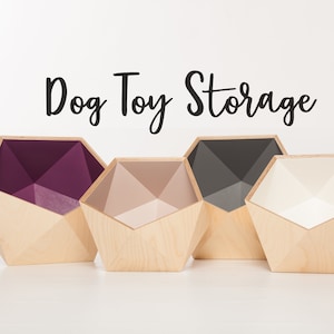 Wooden Dog Toy Box Large Pet Toy Box Wood Dog Toy Storage Large Dog Toy Bin Wood Pet Toy Storage Dog Toy Basket Pet Toy Box for Dog Toy Grey