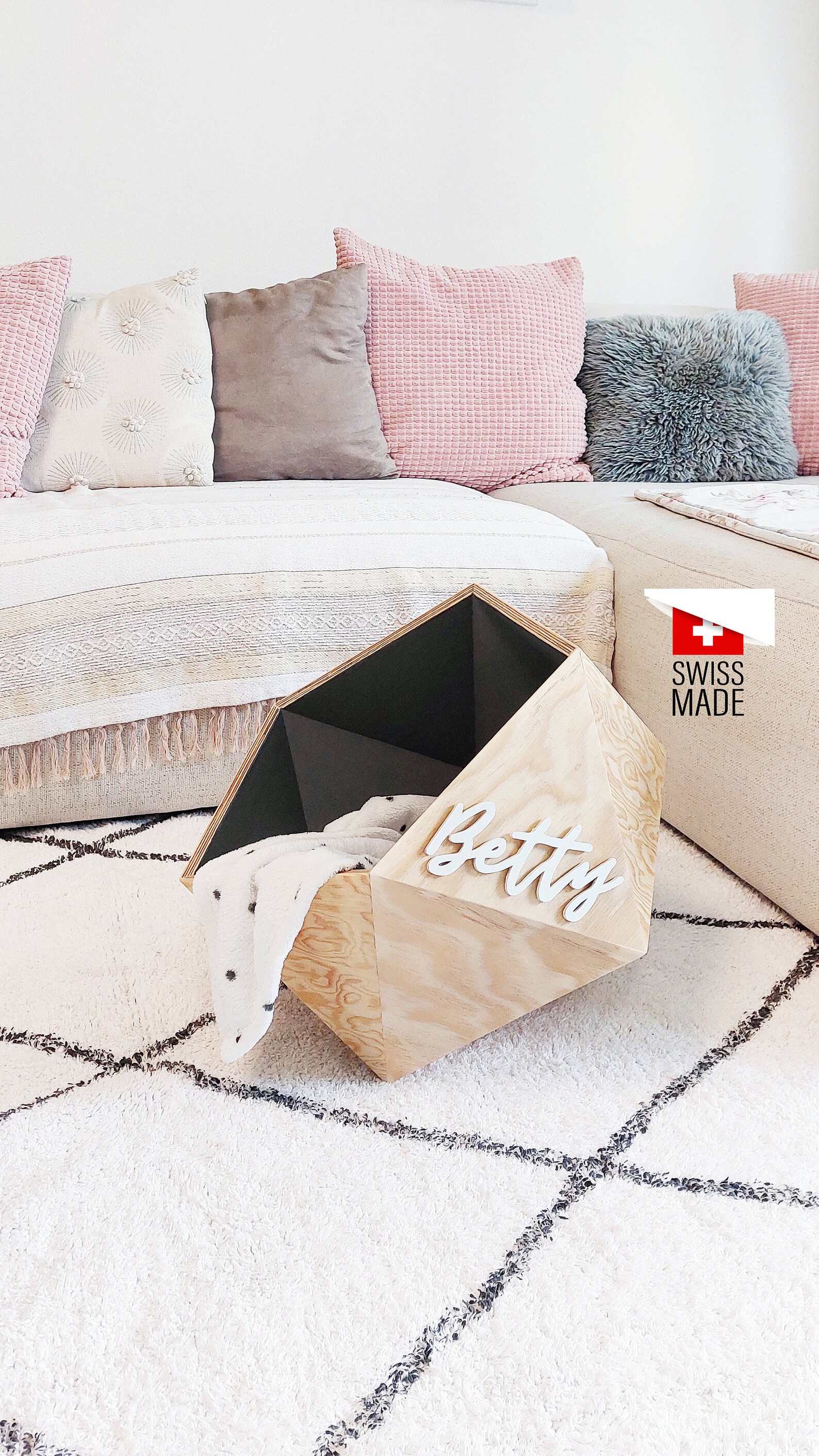 Custom Name Toy Box Girl Waldorf Toy Storage Girl Nursery Toy Etsy