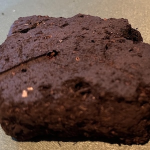 Gift a piece of Irish black Peat Turf,  ancient genuine traditional Ireland Peatland carbon storage dense fire fuel bog moss hard solid