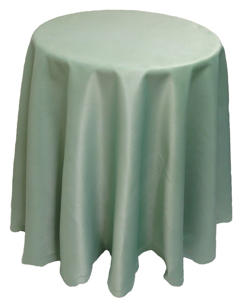 Plain Round Green Chipboard Display Bedside Table Scalloped Edge