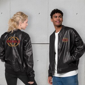 Veste Bomber en cuir