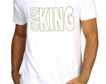 Father's Day *DAD KING* Classic T-Shirt You Are My Supermen Perfect Father's Day / Birthday Thank You Gift Size: S-5XL