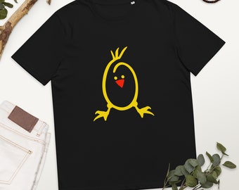 Unisex organic cotton t-shirt Cute Chick Easter Egg