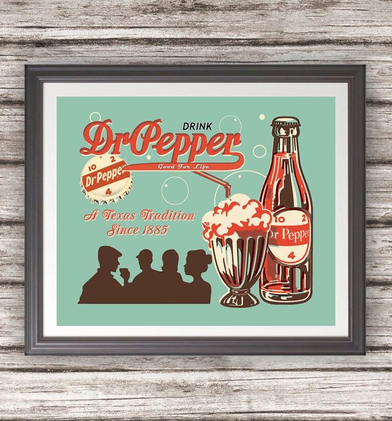 vintage antique Dr PEPPER ポスター6枚セット vintage antique Dr PEPPER ポスター6枚セット