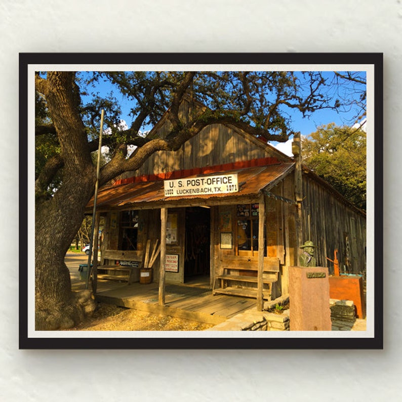 Luckenbach Texas Willie Nelson Waylon Jennings Wall Art Home Etsy