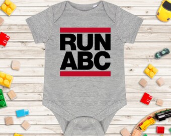RUN ABC Baby Vest / Body Suit / Play Suit
