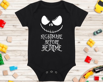 Nightmare Before Bedtime Baby Vest / Body Suit / Play Suit