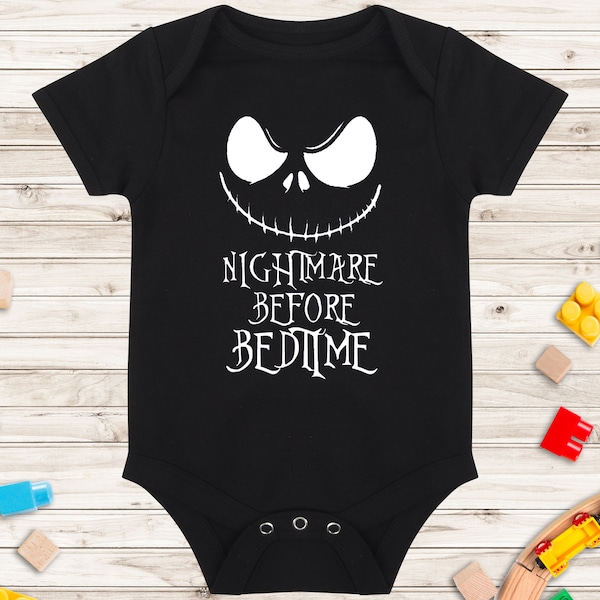 Nightmare Before Bedtime Baby Vest / Body Suit / Play Suit