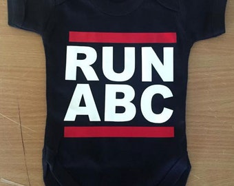RUN ABC Baby Vest / Body Suit / Play Suit