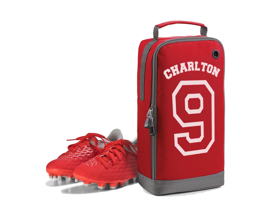 Personalised Football Boot Bag Customise Childrens Sports Boot Bag Etsy